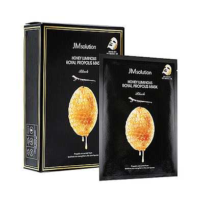 JM 莹润蜂胶面膜 黑臻版 30ml*10片/盒