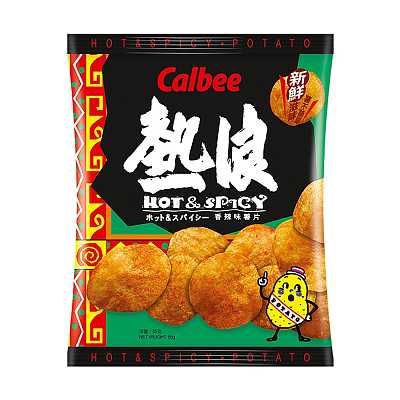 Calbee 卡乐比 热浪薯片 香辣味 55g