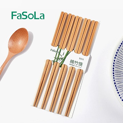 FaSoLa 楠竹筷 5双装