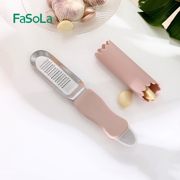 fasola-household-multi-functional-stainless-steel-ginger-and-garlic-grinder-lotus-pink-23542cm-3