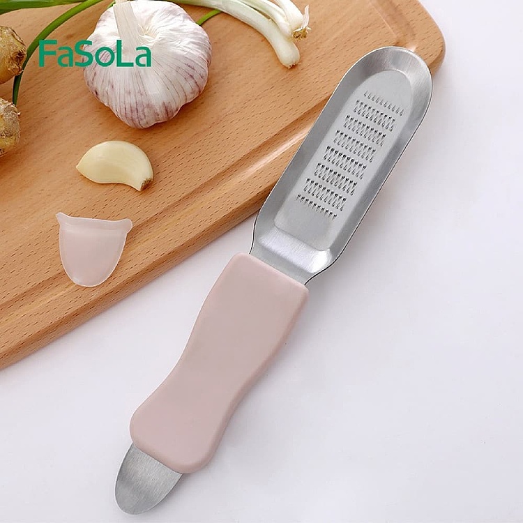fasola-household-multi-functional-stainless-steel-ginger-and-garlic-grinder-lotus-pink-23542cm-4