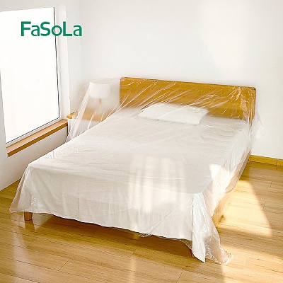 FaSoLa 一次性透明塑料防尘保护薄膜 透明/两个款式可选