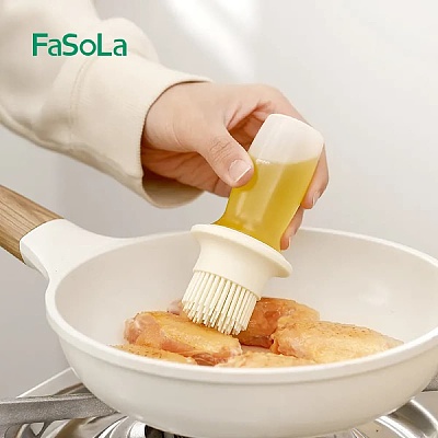 FaSoLa 日式油刷瓶 白色 12.5*6.5cm