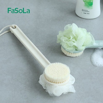 FaSoLa 双效沐浴刷 37*9cm/两个颜色可选
