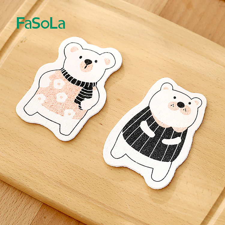 fasola-household-kitchen-cleaning-compressed-wood-pulp-cotton-cute-fun-male-bear-106-72cm-2