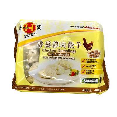 【冻】客家 香菇鸡肉饺子 400g