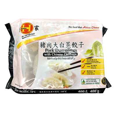 【冻】客家 猪肉大白菜饺子 400g