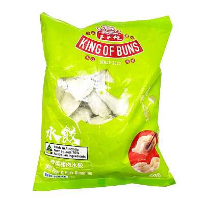 【冻】包子王 荠菜猪肉水饺 600g