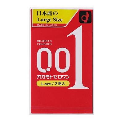 冈本 001 大号避孕套 3个装