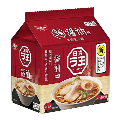 日清 拉王 味增酱油拉面 101g*5袋/包