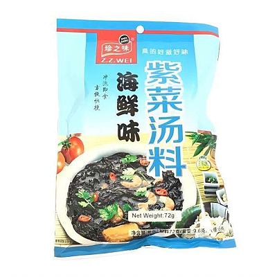珍之味 紫菜汤海鲜 72g
