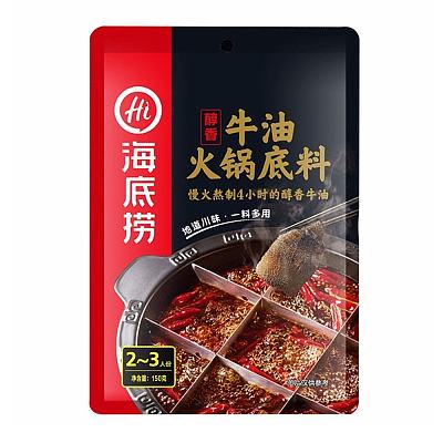 海底捞 醇香牛油 火锅底料 150g