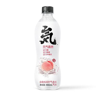 元气森林 白桃味气泡水 480ml