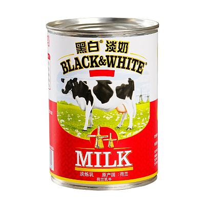 荷兰乳牛 黑白淡奶 385ml