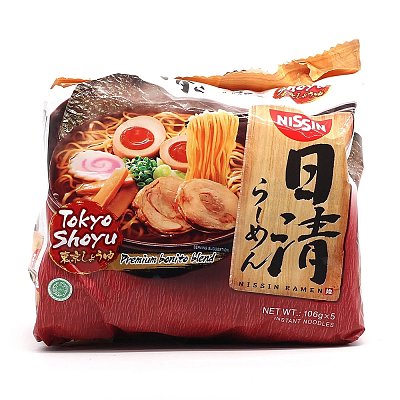 日清 东京酱油拉面 106g*5袋/包