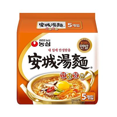 农心 安城汤面 125g*5袋/包