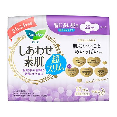 花王 乐而雅 F日用 卫生巾 25cm 17片人