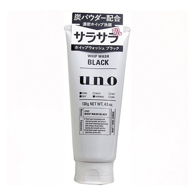 资生堂 UNO 男士洗面奶 控油清爽款 黑 130g