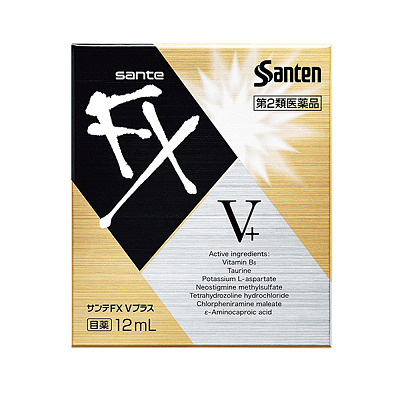 Sante 参天 FX 眼药水 V+ 金色 12ml