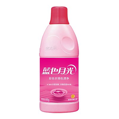蓝月亮 蓝色月光 彩色衣物色渍净 清新柠檬香 600g