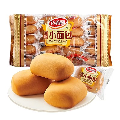 达利园 法式小面包 香奶味 20枚入 400g