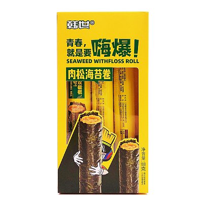 韩世 肉松海苔卷 108g