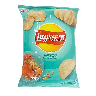 乐事 薯片 金黄炒蟹味 70g