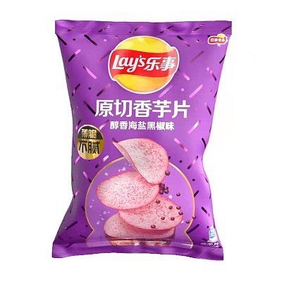 乐事 原切香芋片 醇香海盐黑胡椒味 60g