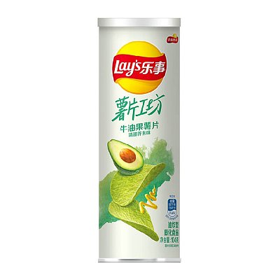 乐事 薯片工坊 牛油果薯片 清甜芥末味 104g
