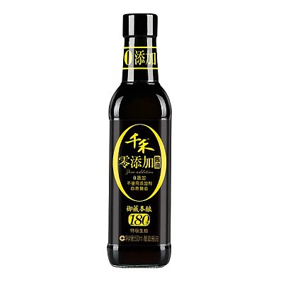 千禾 180天零添加酱油 500ml