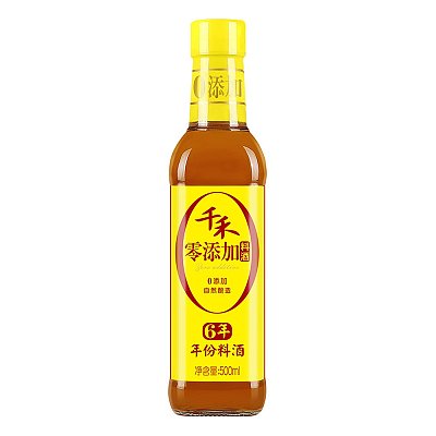 千禾 零添加 6年份料酒 500ml