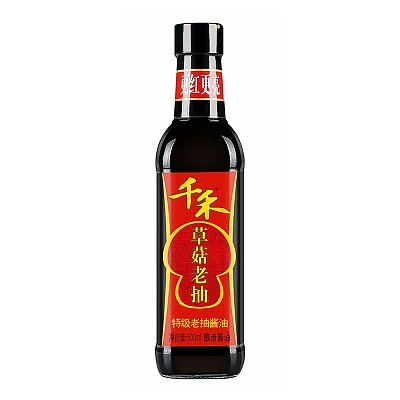千禾 草菇老抽 老抽酱油 500ml