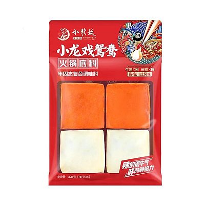 小龙坎 鸳鸯火锅块状底料 4pcs 320g
