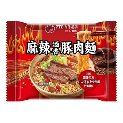 台酒 麻辣酒香豚肉面 200g*3袋/包