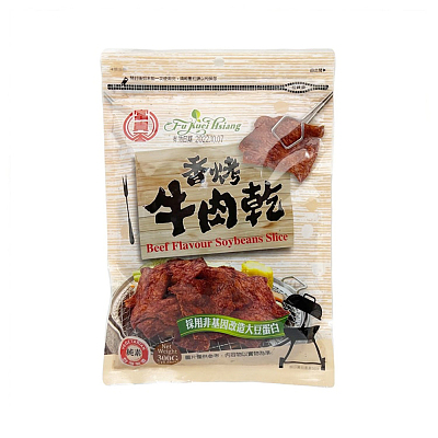 富贵 香烤“牛肉干” 纯素300g