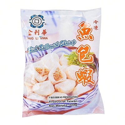 【冻】金利华 鱼包虾 500g