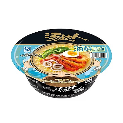 汤达人 海鲜豚骨拉面 碗装 120g