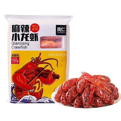 【冻】良仁 潜江小龙虾 麻辣味 750g