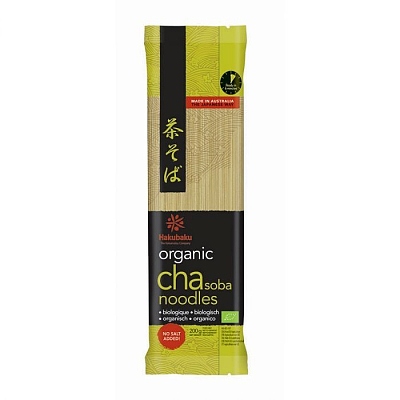 Hakubaku 日本有机绿茶荞麦面 200g