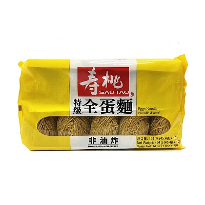 寿桃 特级全蛋面 非油炸 10pcs 454g