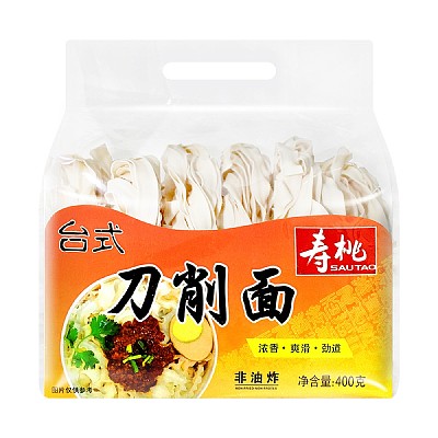 寿桃 台式刀削面 6份入 400g