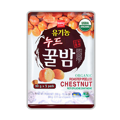 Wang 有机甘栗仁 5包入 300g