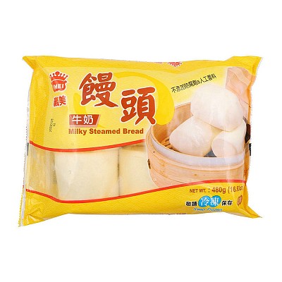 【冻】义美 牛奶馒头 6pcs 奶素 480g