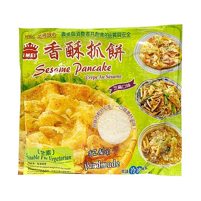 【冻】义美 香酥抓饼 芝麻口味 全素 550g