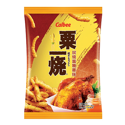 Calbee 卡乐比 粟一烧 炭烧蜜糖鸡味 80g