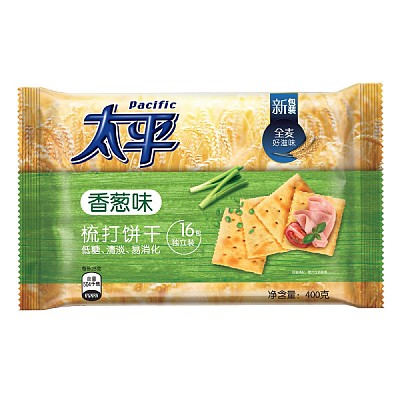 太平 苏打饼干 香葱味 400g