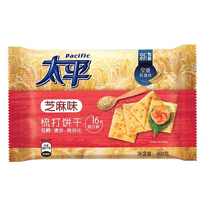 太平 苏打饼干 芝麻味 400g