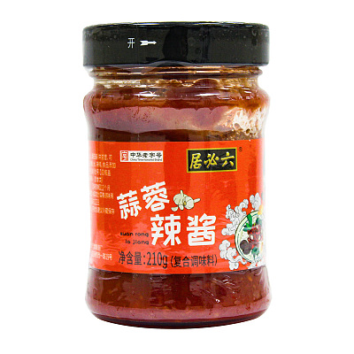 六必居 蒜蓉辣酱 210g