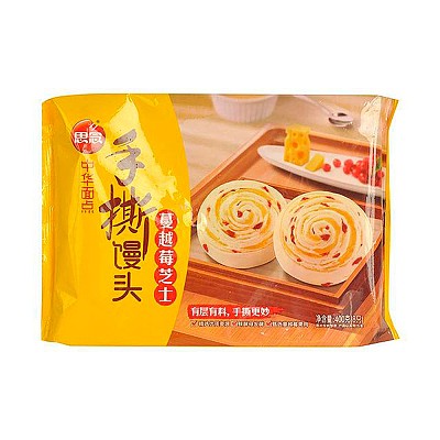 【冻】思念 手撕馒头 蔓越莓芝士味 400g