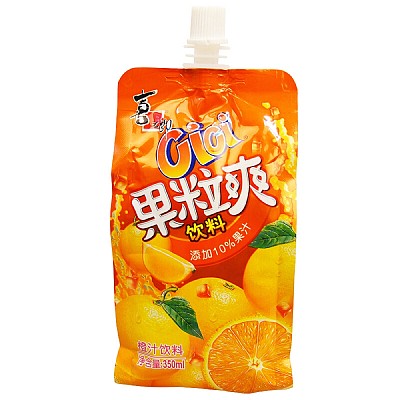 喜之郎 果粒爽 香橙味 350ml